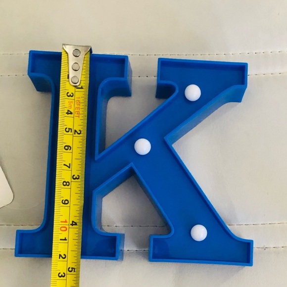 3 LED light up Assorted alphabet letters (A B C J K L M S) new - Picture 5 of 16